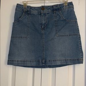 St Johns Bay Jean Skirt w Shorts (Skort)